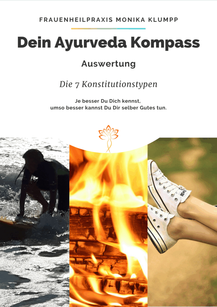 Flyer Ayurveda Kompass Konstitutionstest